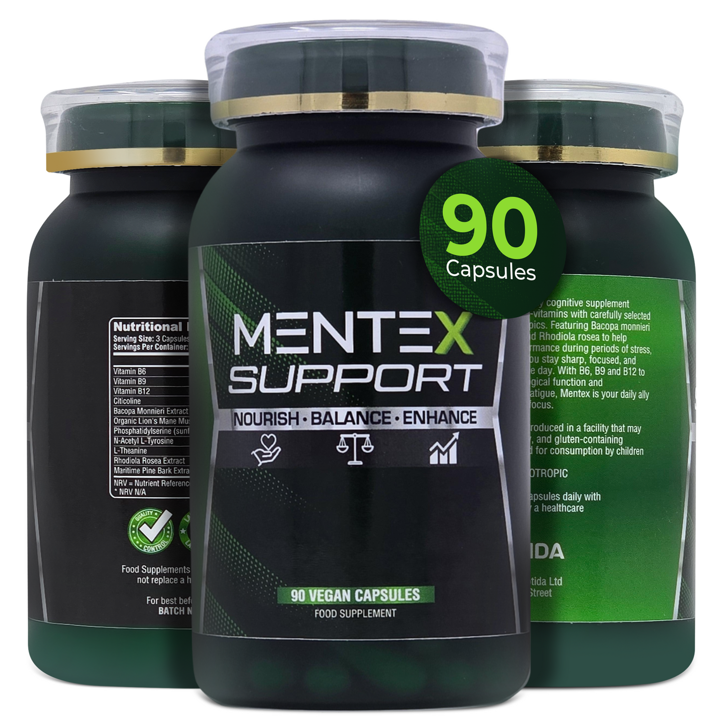 Mentex Support - Nootropic Brain Supplement